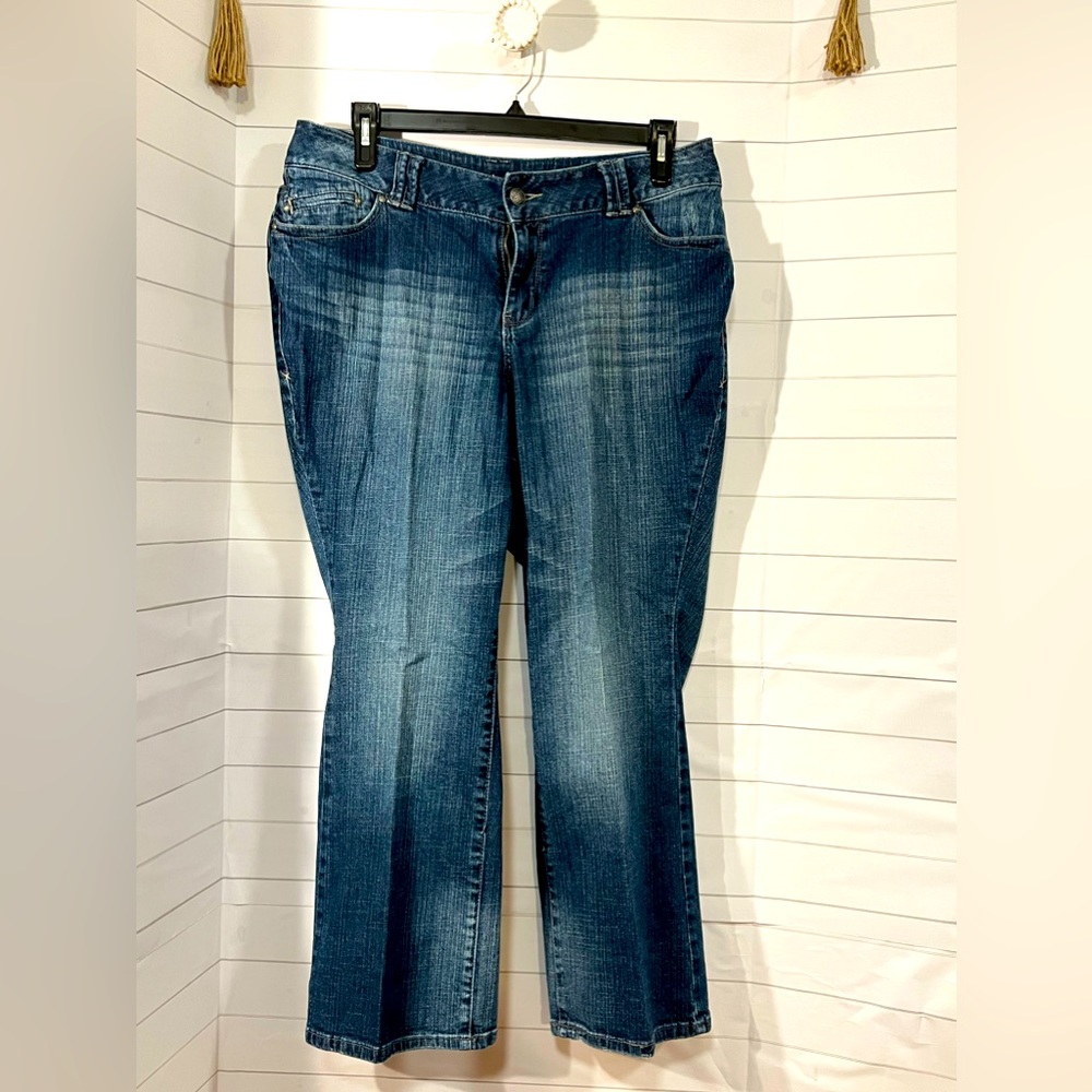 Lane Bryant 16P Faded Blue Jeans